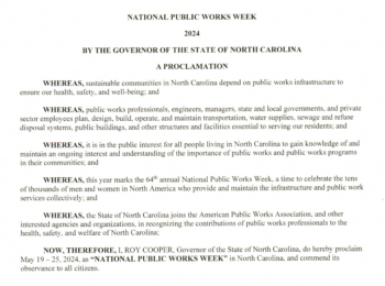 Photo for 2024 National Public Works Week Proclamations